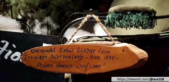 Old sleigh documented