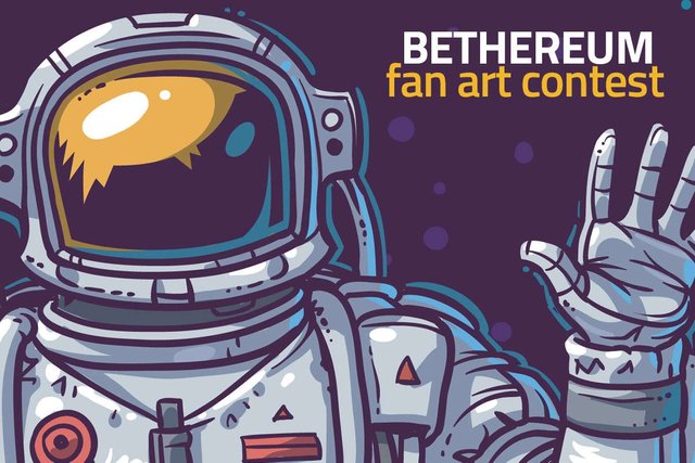 Win 10,000 BETHER tokens, fan art contest, Bethereum smart contract, Ethereum token, Blockchain betting token