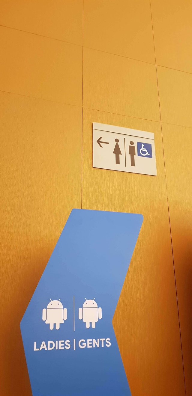 Android Toilet Sign