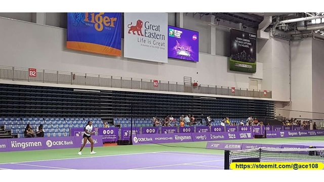 WTA Practice courts20