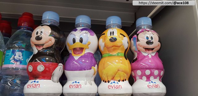 Disney Evian Water
