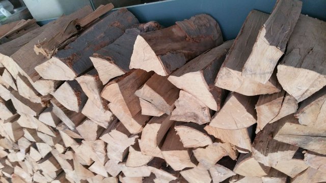 Wood pile