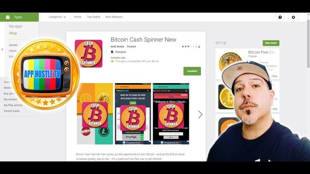 Bitcoin Cash Spinner 2017 Episode 164 Get Free Bitcoins - 