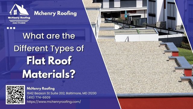 Flat Roof Materials Types