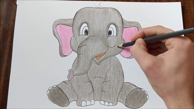 How to draw a cartoon Elephant step by step — Steemit