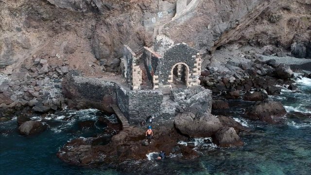 Drone Footage: Abandoned Fishing House at Playa San Juan - URBEX Tenerife