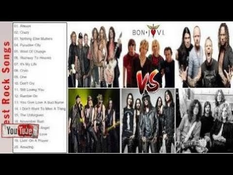 Bon Jovi Guns N Roses Aerosmith Metallica Scorpions Led Zeppelin Greatest Hits Best Rock Songs Steemit