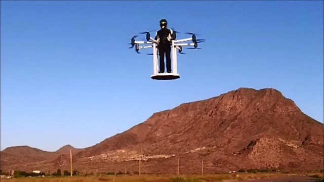 Manned drone