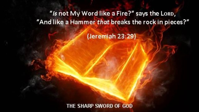 His Word is Fire