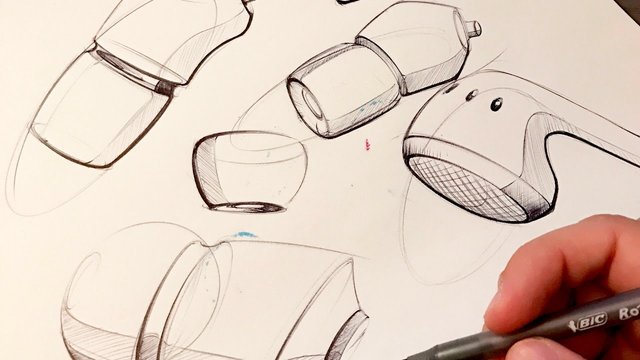 Alvis Centenary Concept Design Sketches - Car Body Design