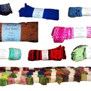 Socks - Handmade Bespoke Personalised Hand Knit Socks - By Retrosheep.com Handmade in Wales