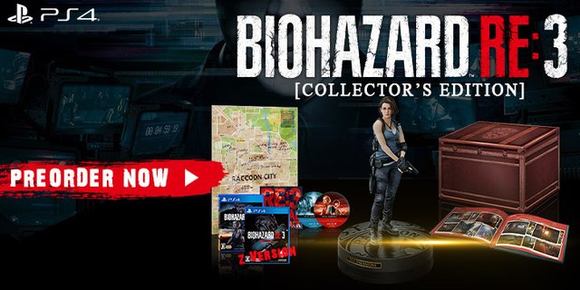 Resident Evil 3, Resident Evil 3 Remake, Resident Evil, BioHazard RE: 3, Capcom, Biohazard Resistance 3, Pre-order, Japón, EE. UU., Europa, PS4, PlayStation 4, Xbox One, XONE