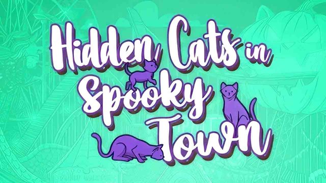 Hidden Cats in Spooky Town full em português