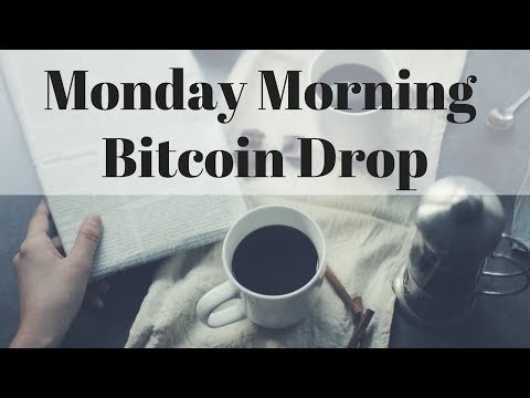 Monday Morning Bitcoin Drop... Again
