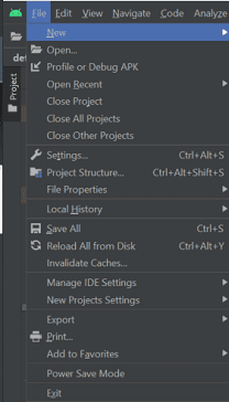 File Setting Android Studio