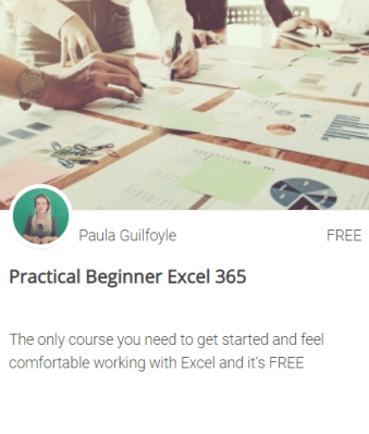 Free Excel 365 basic course