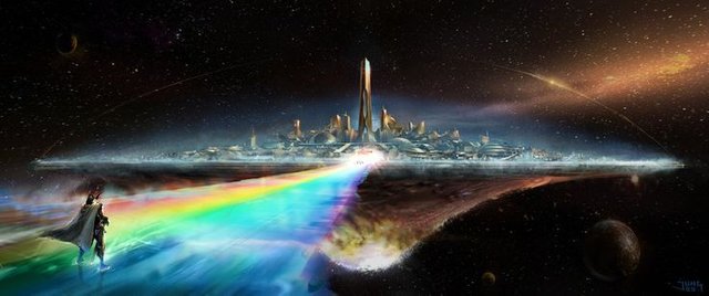 The Rainbow Bridge The Northern Lights Steemit