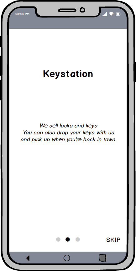 keystation wireframe