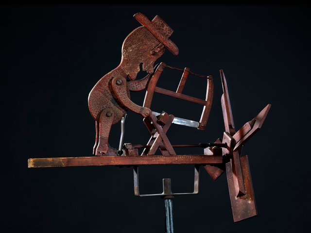 Wirligig with Man Sawing Wood from Smithsonian American Art Museum