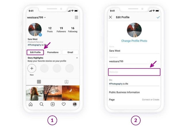 How to make whatsapp link on ig