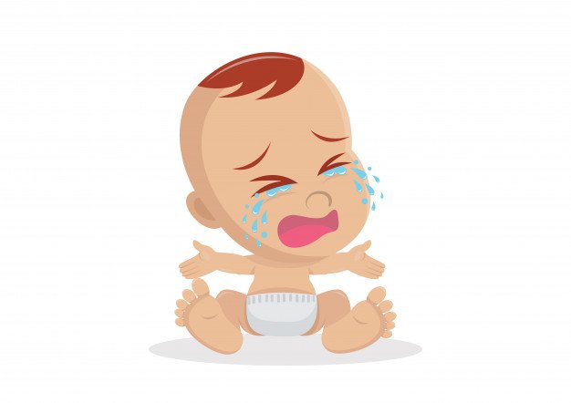 Resultado de imagen para bebÃ© llorando sibujo