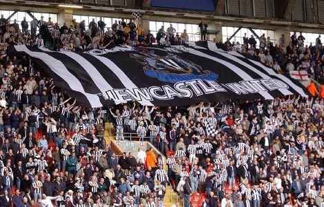 nufc fans flag