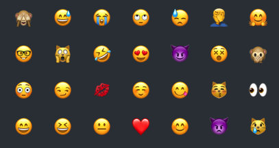 Emojis extraídos de la aplicación de Telegram | Mundo Framework