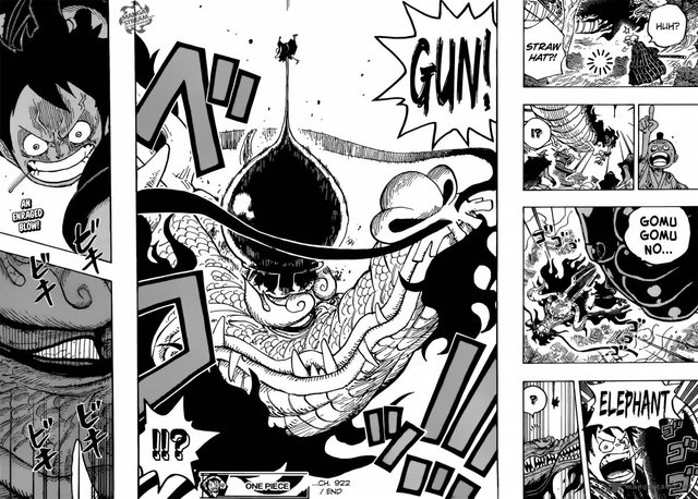 One Piece Chapter 923 Kaido Vs Luffy Steemit