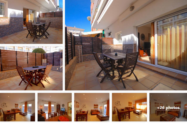 Lets Holidays NEAR BEACH APARTMENT with 2 TERRACES in TOSSA Hotel, Tossa de Mar, Spain