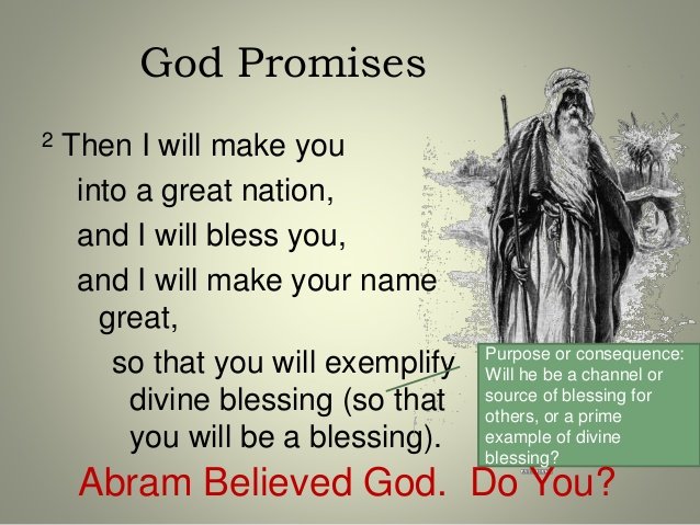 Image result for pictures of god blessing Abraham