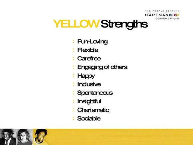 Color Code Yellow Personality Motivation Fun Steemit