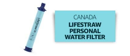 Canada: Lifestraw Personal Water Filter