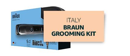 Italy: Braun Grooming Kit