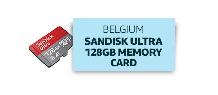 Belgium: Sandisk Ultra 128GB Memory Card