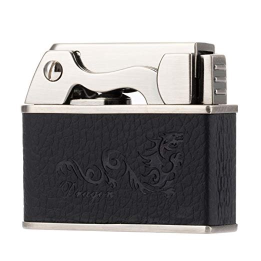 Scotte Button switch Automatic lighters tobacco pipe lighter Kerosene/Petrol lighter (black)