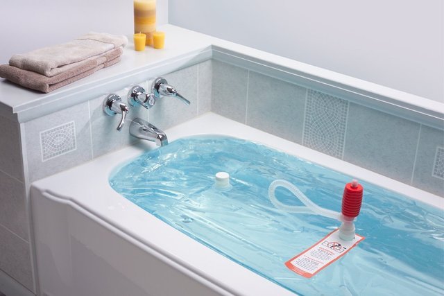 bath tub water storage system