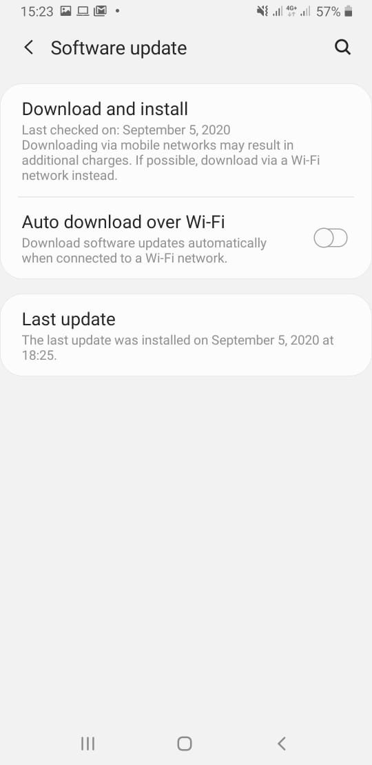 Samsung A7 auto download over wifi