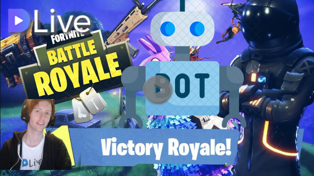 thumbnail playing with some randoms - bots playing fortnite
