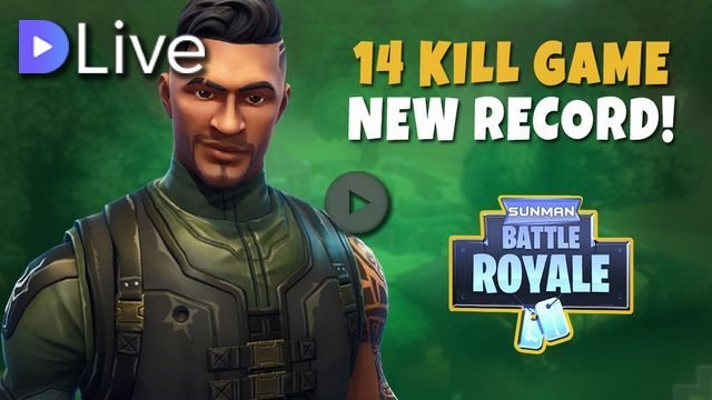 fortnite 14 kill victory royale my best game ever - fortnite 14 kills thumbnail