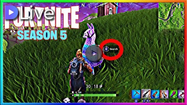 search a supply llama in fortnite season 5 week 1 challenge - llama location fortnite season 5