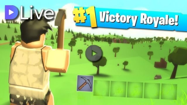 Fortnite But With Lego First Victory Royale In Roblox Island Royale Steemit