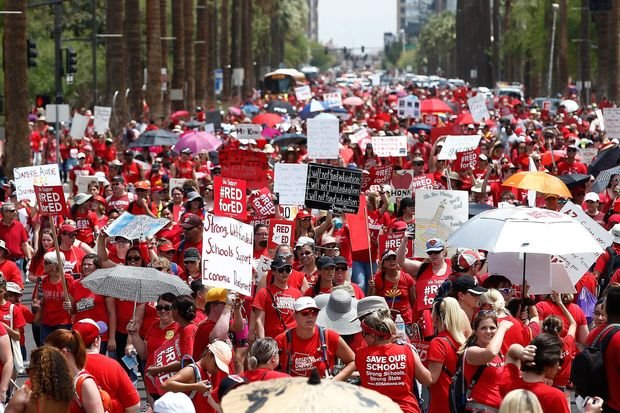 Image result for arizona teacher protests