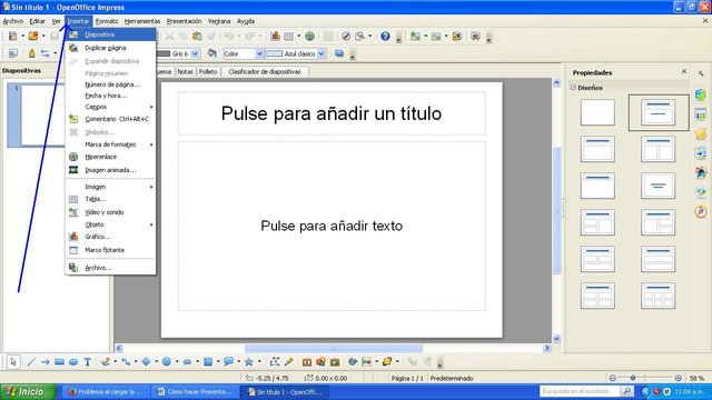 Cómo hacer una Presentación en OpenOffice Impress (Tutorial 1