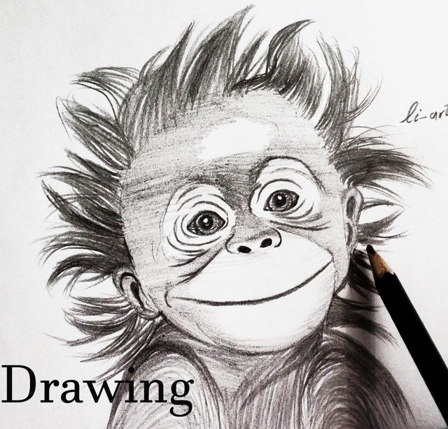 cute drawings of baby monkeys