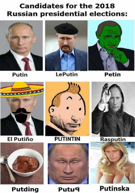 Choose your Putin