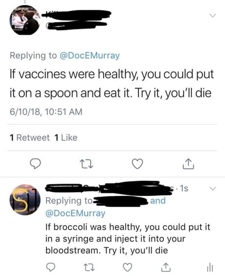 Anti-Vaxxers are another breed