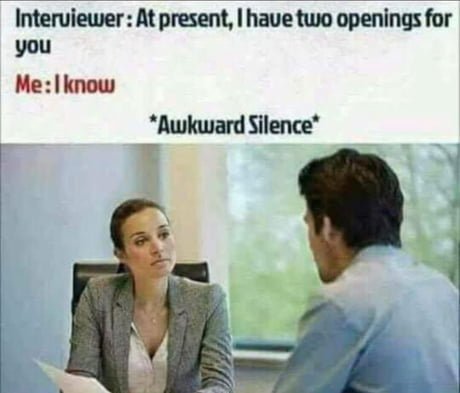 *Awkward Silence*