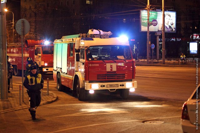 Fire in the metro Transfiguration area of ​​the exercise