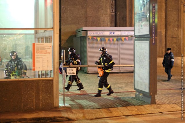Fire in the subway drills of the Ministry of Emergency Situations photos