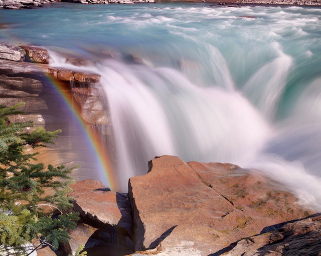 Athabasca Falls Rainbow